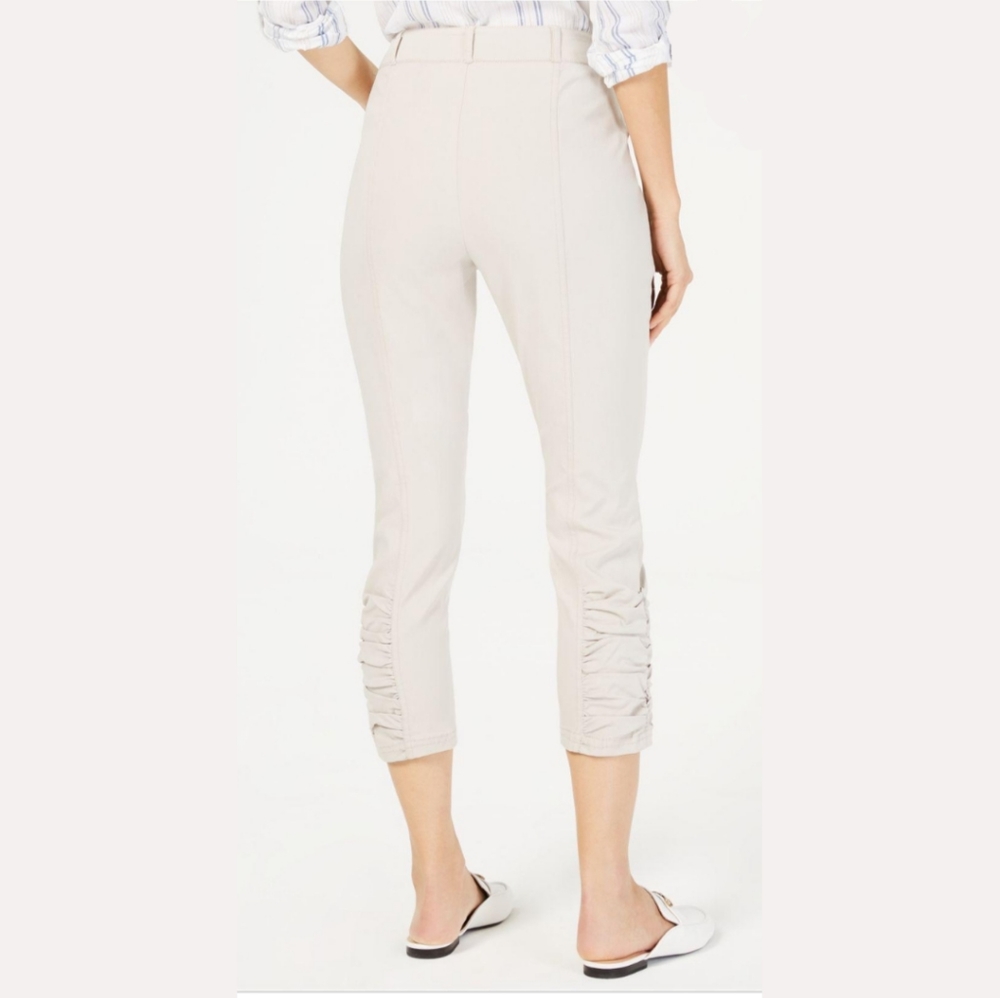 INC Ruched Cropped Pants - Picture 2 of 6